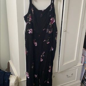 Torrid floral jumpsuit